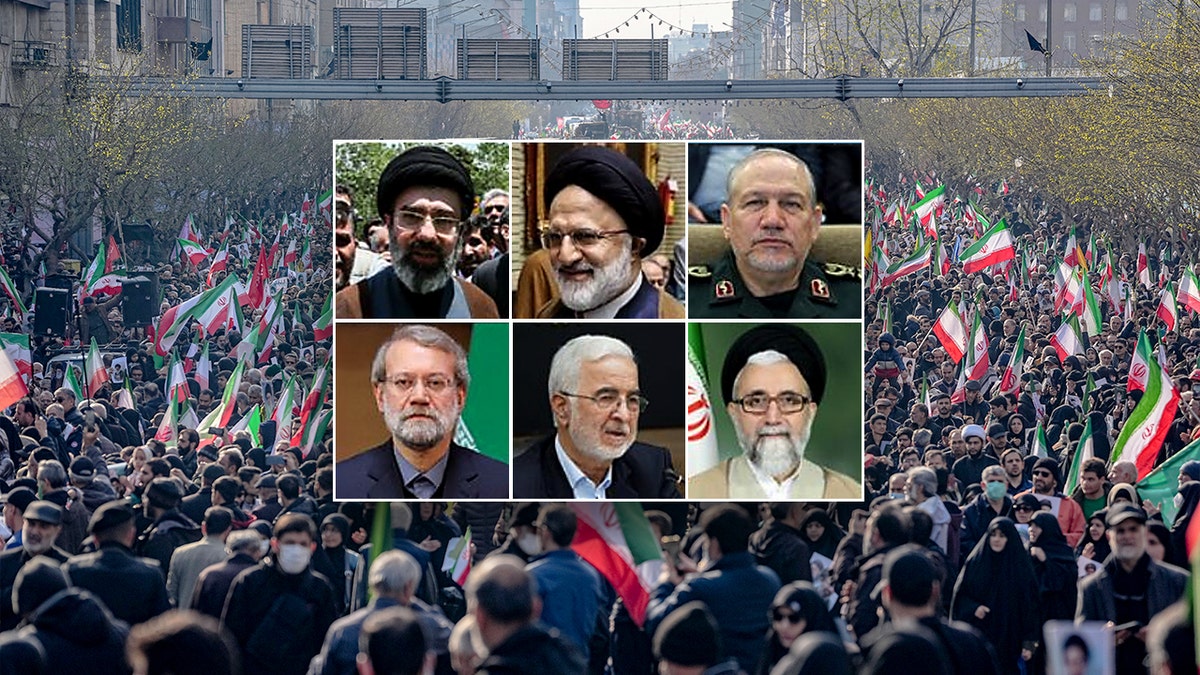 Composite showing Iranian leaders named in  million U.S. reward program tied to IRGC